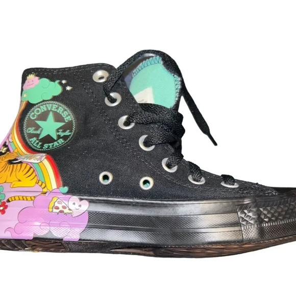 Converse Chuck Taylor All Star Psychedelic Hoops Hi Top Sneaker Multicolor Size3 - Picture 6 of 6